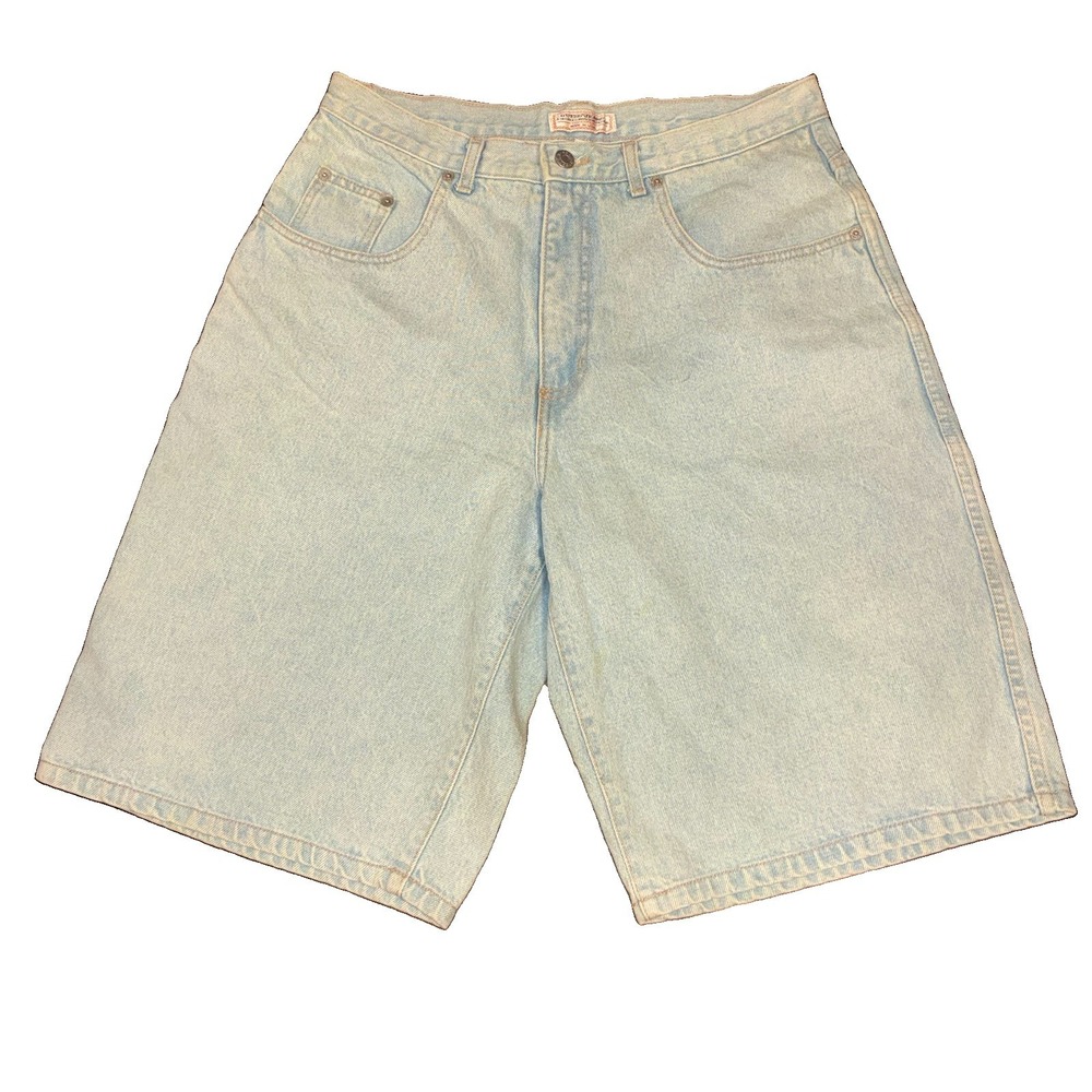 Vtg Guess Jeans by George Marciano Shorts Mens  33 Blue Denim USA Stone Wash